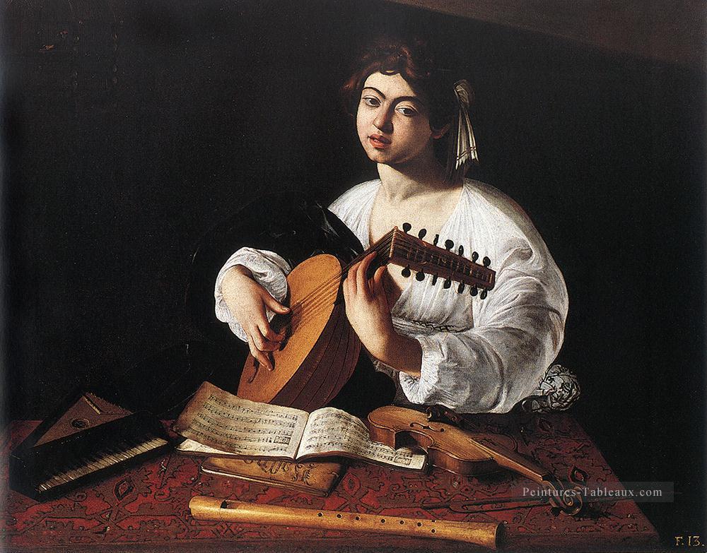 Le joueur de luth Caravaggio Peintures à l'huile